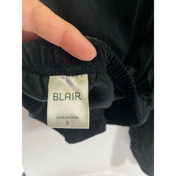 Blair 2 Piece Woman’s Rhinestone studded Black velour tracksuit NWOT size S - Picture 9 of 12